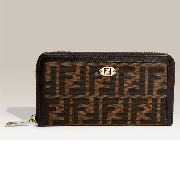 8P3945 Fendi Zucca con Zip Portafoglio